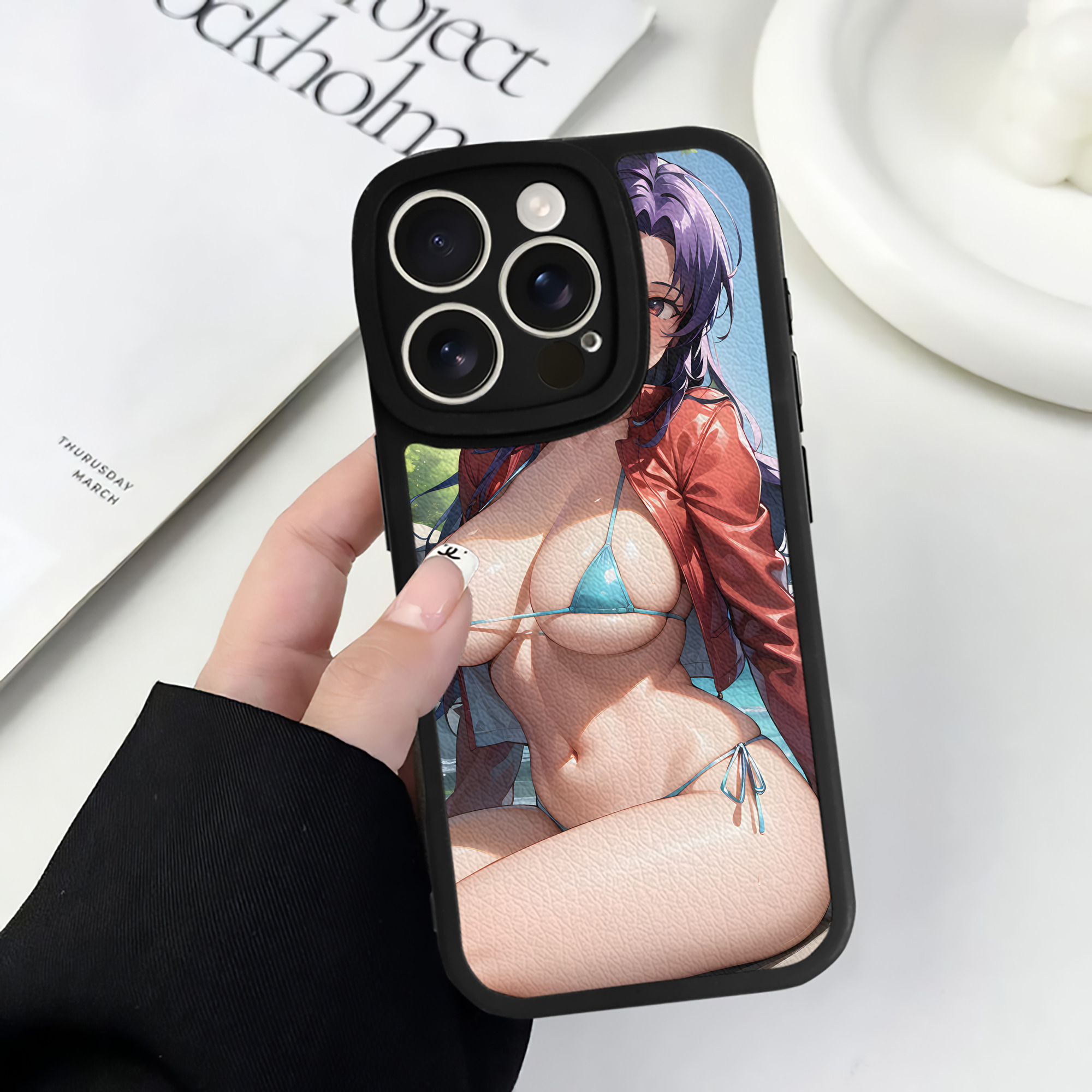 （画像用） EVA 新世紀エヴァンゲリオン 【iPhone 16シリーズ対応】シリコンスマホケース（レザー調） 材質：シリコン